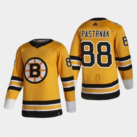 Boston Bruins David Pastrnak 88 2020-21 Reverse Retro Authentic Shirt - Mannen